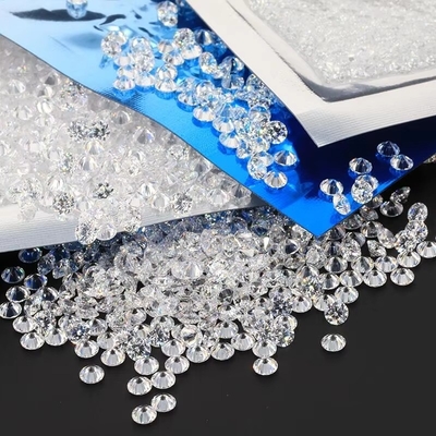 1000pcs/pack 5A Melee White CZ Stone Loose Cubic Zirconia for Women's Moissanite Jewelry (মহিলাদের মোসানাইট জুয়েলারী জন্য 1000pcs/প্যাক 5A মেলি হোয়াইট সিজেড স্টোন লস কিউবিক জিরকোনিয়া)
