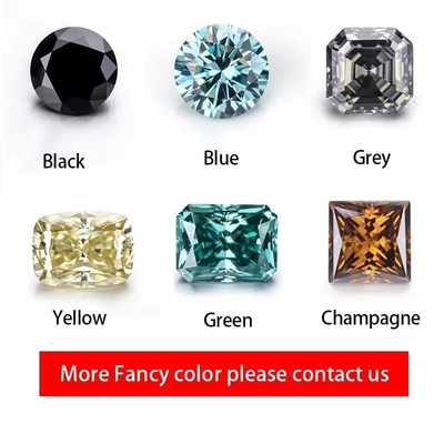 পাইকারি Moissanite জুয়েলারী হীরা 1ct হার্ট আকৃতির রিং জন্য কান studs