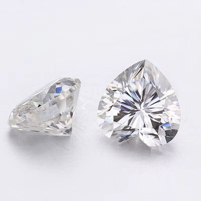 পাইকারি Moissanite জুয়েলারী হীরা 1ct হার্ট আকৃতির রিং জন্য কান studs