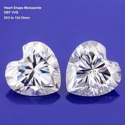 পাইকারি Moissanite জুয়েলারী হীরা 1ct হার্ট আকৃতির রিং জন্য কান studs