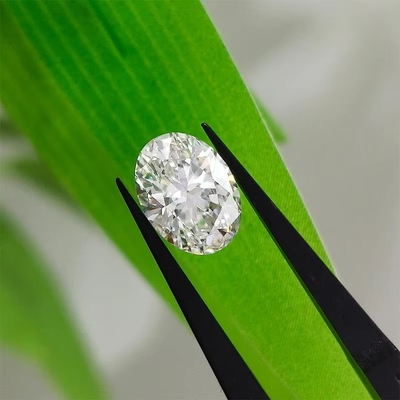 বড় আকার 5ct ওভাল কাট সিভিডি ই এফ ভিএস 1 ভিএস 2 আইজিআই ল্যাবরেটরিতে বড় হওয়া লস ডায়মন্ডস পাইকারি
