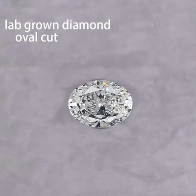 বড় আকার 5ct ওভাল কাট সিভিডি ই এফ ভিএস 1 ভিএস 2 আইজিআই ল্যাবরেটরিতে বড় হওয়া লস ডায়মন্ডস পাইকারি