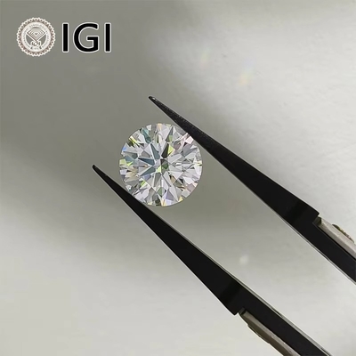 0.5ct - 3ct E রঙ লস সার্টিফাইড ল্যাব তৈরি ডায়মন্ডস Moissanite HPHT CVD Diamond