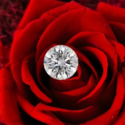 0.5ct - 3ct E রঙ লস সার্টিফাইড ল্যাব তৈরি ডায়মন্ডস Moissanite HPHT CVD Diamond