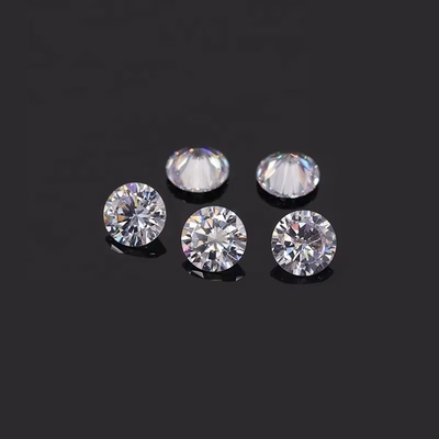 ছোট আকারের ফ্যাসেটেড লস মণির রত্ন রৌপ্য Moissanite অলঙ্কার তৈরির নকশা জন্য দুল