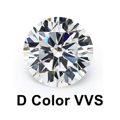 রত্নপাথর আকৃতি ওভাল 2-10 কার্ট সাদা রাউন্ড কাট লস Moissanite জন্য এনগেজমেন্ট রিং