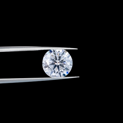 রত্নপাথর আকৃতি ওভাল 2-10 কার্ট সাদা রাউন্ড কাট লস Moissanite জন্য এনগেজমেন্ট রিং